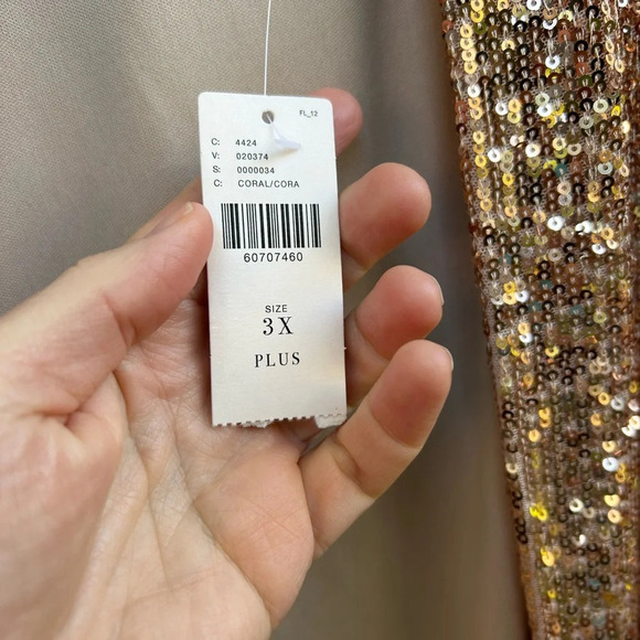 Anthropologie BB Dakota Dulcinea  Sequined Duster Jacket, 3X - Picture 9 of 15